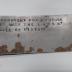 Titel plate - Monument for a Future
