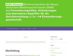 Glossar | Neue Deutsche Medienmacher