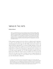 Venus in Two Acts