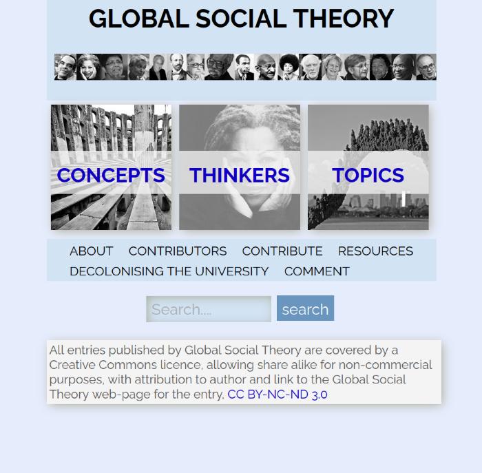 GLOBAL SOCIAL THEORY