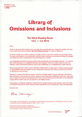 Library of Inclusions and Omissions