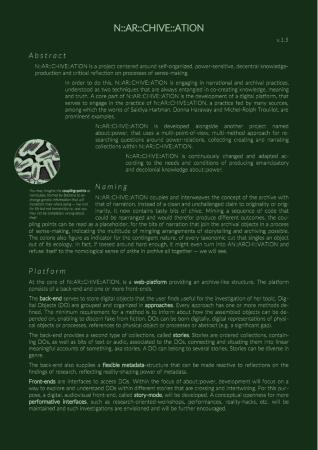 N::AR::CHIVE::ATION Concept V.1.5